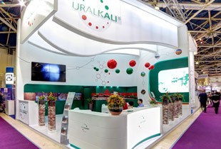 Exclusive Exhibition Stand for Uralkali at «KHIMIA 2013» Exhibition 